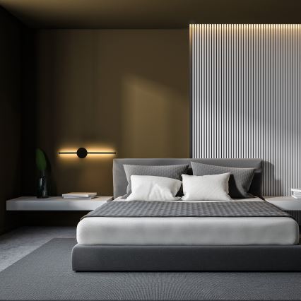 Brilagi - LED väggbelysning LUGO DUE LED/9W/230V svart