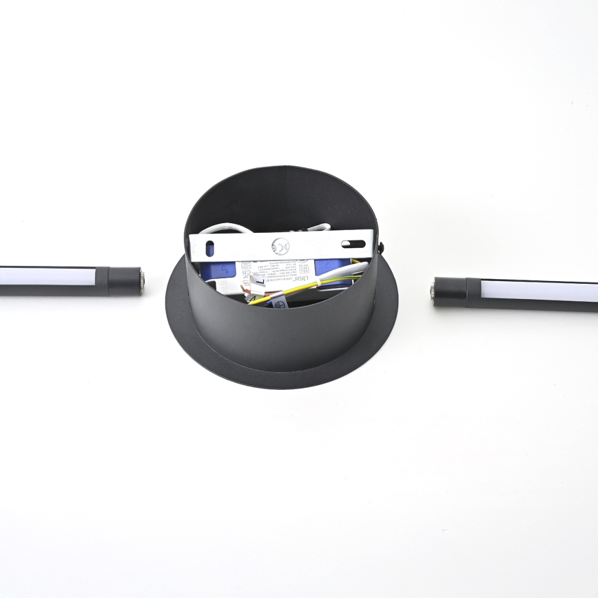 Brilagi - LED väggbelysning LUGO DUE LED/9W/230V svart