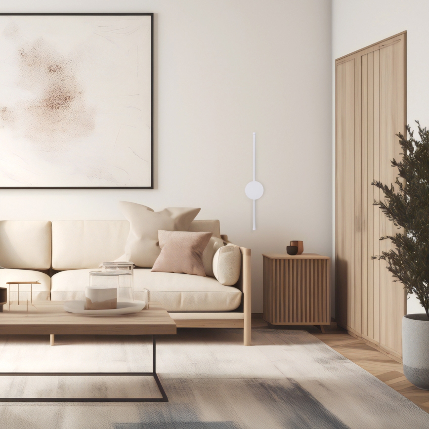 Brilagi - LED väggbelysning LUGO DUE LED/9W/230V vit