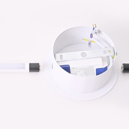 Brilagi - LED väggbelysning LUGO DUE LED/9W/230V vit