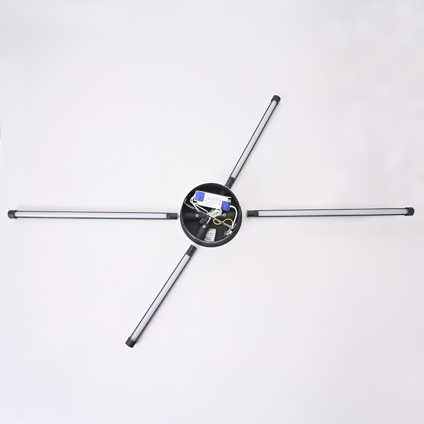 Brilagi - LED väggbelysning LUGO QUATTRO LED/16W/230V svart