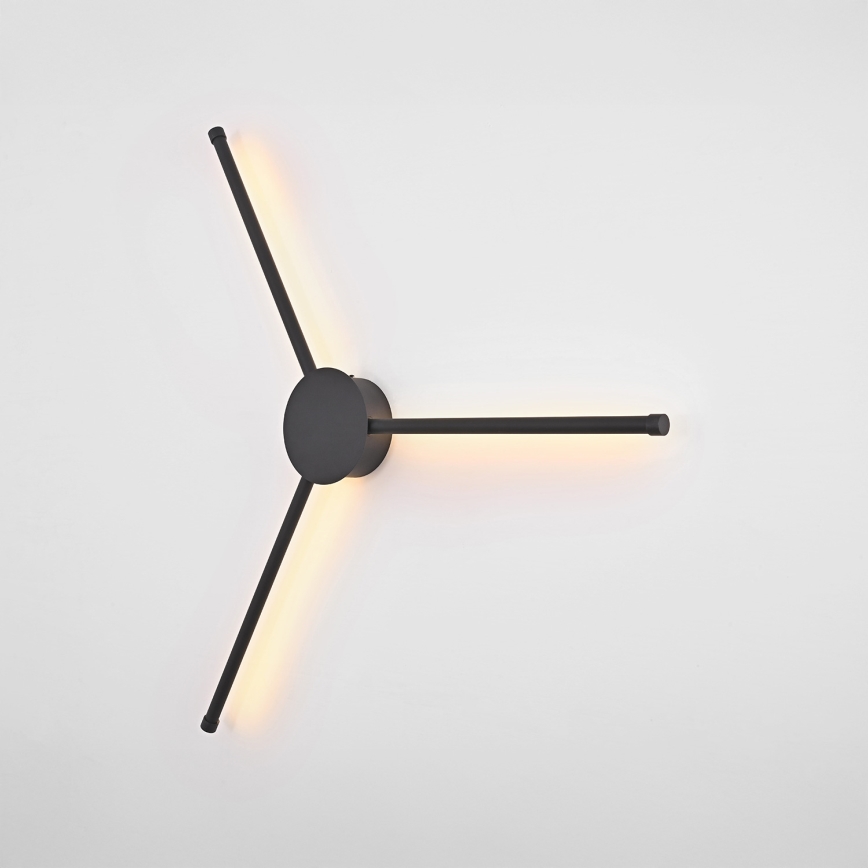 Brilagi - LED väggbelysning LUGO TRE LED/14W/230V svart