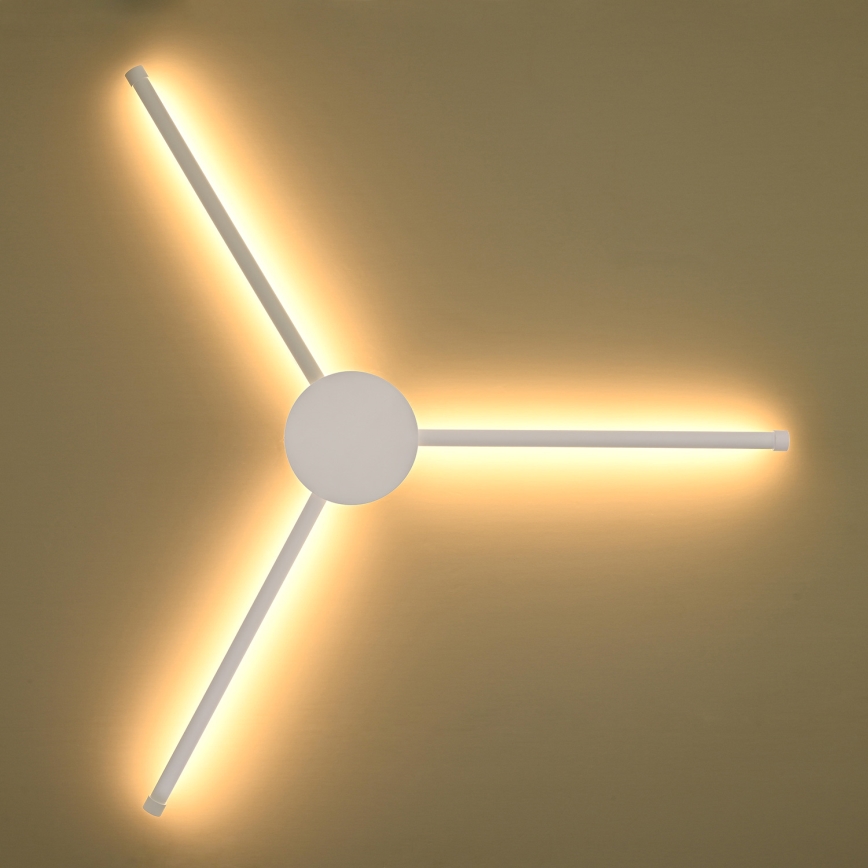 Brilagi - LED väggbelysning LUGO TRE LED/14W/230V vit