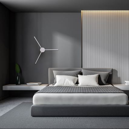 Brilagi - LED väggbelysning LUGO TRE LED/14W/230V vit