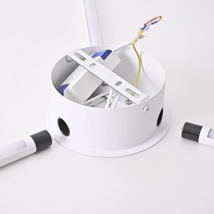 Brilagi - LED väggbelysning LUGO TRE LED/14W/230V vit