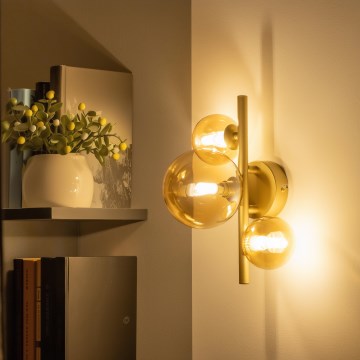 Brilagi - LED väggbelysning MILLA 3xG9/3W/230V guld