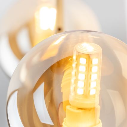 Brilagi - LED väggbelysning MISTEL 3xG9/3W/230V guld