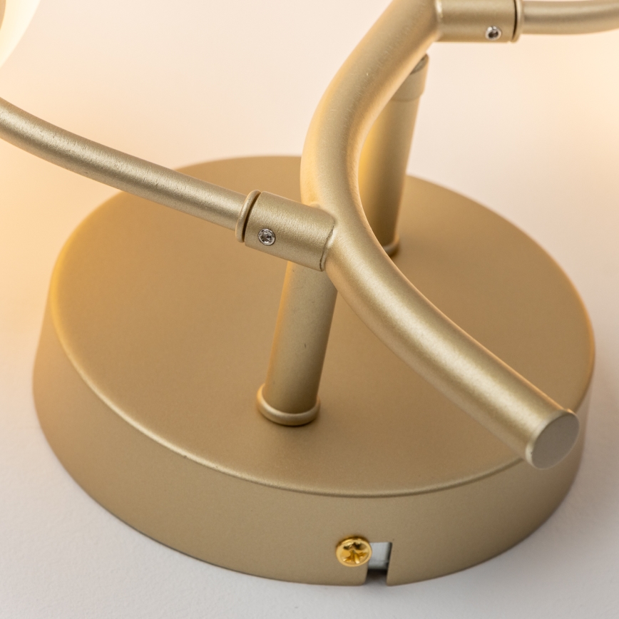 Brilagi - LED väggbelysning MISTEL 3xG9/3W/230V guld/vit