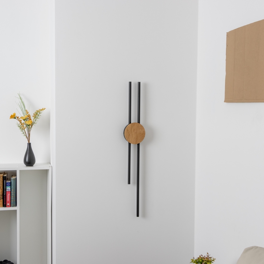 Brilagi - LED väggbelysning WOODY COLLINE LED/15W/230V 80 cm ek