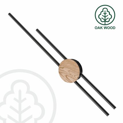 Brilagi - LED väggbelysning WOODY COLLINE LED/15W/230V 80 cm ek