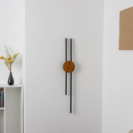 Brilagi - LED väggbelysning WOODY COLLINE LED/15W/230V 80 cm ek körsbär