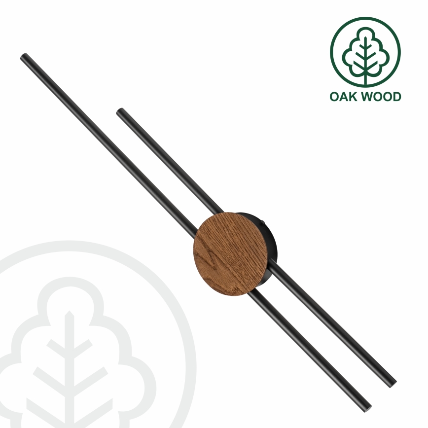 Brilagi - LED väggbelysning WOODY COLLINE LED/15W/230V 80 cm ek körsbär