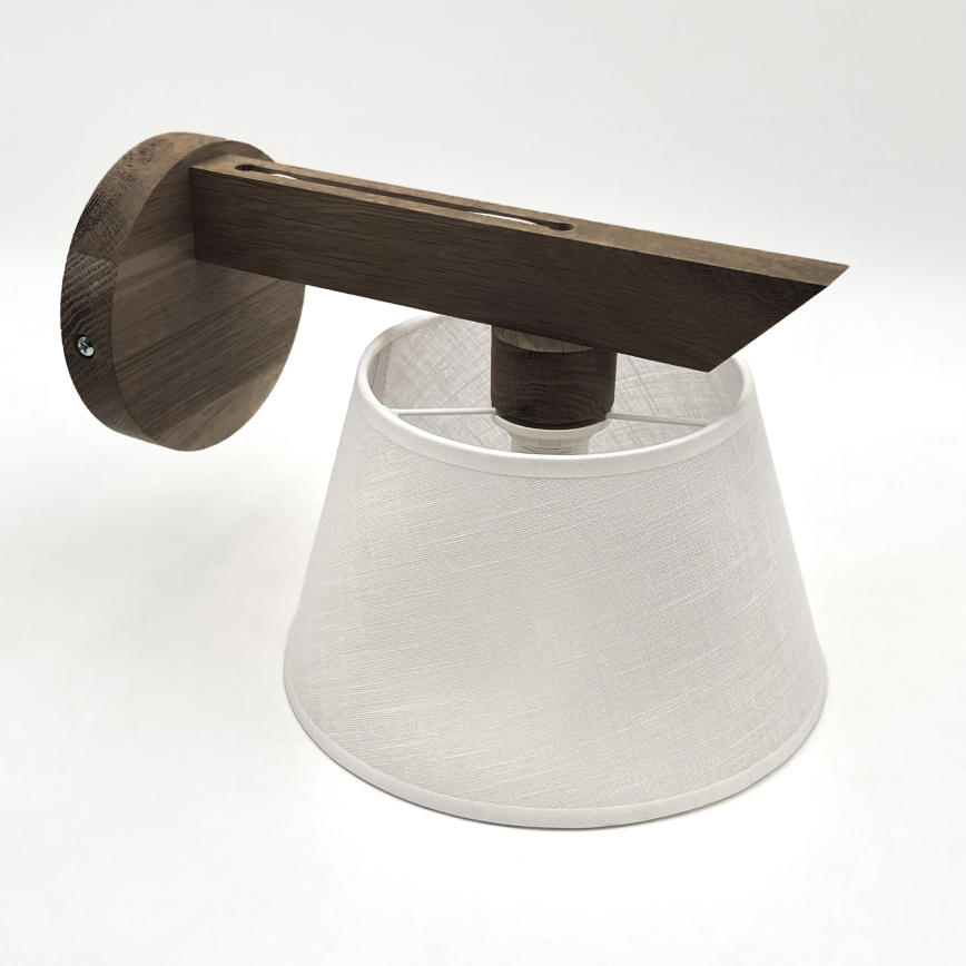 Brilagi - LED Vägglampa ANTHONY 1xE14/40W/230V ek valnöt/vit