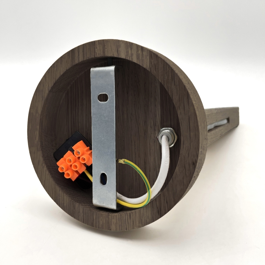 Brilagi - LED Vägglampa ANTHONY 1xE14/40W/230V ek valnöt/vit