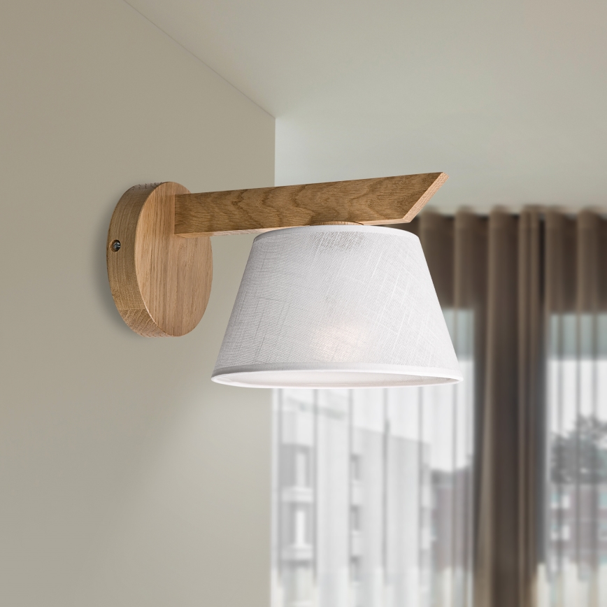 Brilagi - LED  Vägglampa ANTHONY 1xE14/40W/230V ek/vit