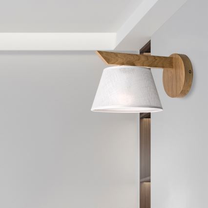 Brilagi - LED  Vägglampa ANTHONY 1xE14/40W/230V ek/vit