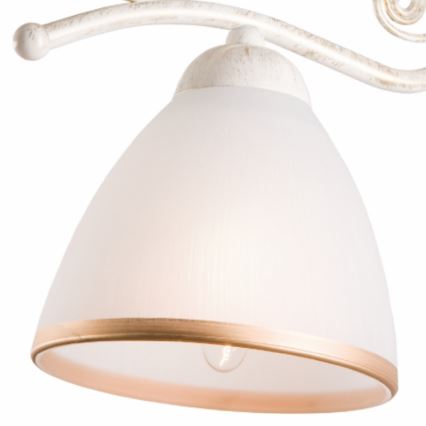 Brilagi - LED-vägglampa ANTICO 1xE27/60W/230V 3000K vit patina