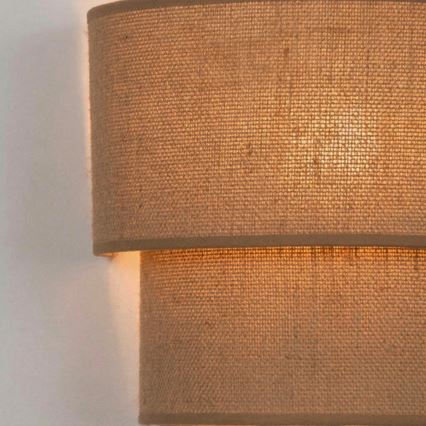 Brilagi - LED-vägglampa BOHO ECO 1xE27/10W/230V beige