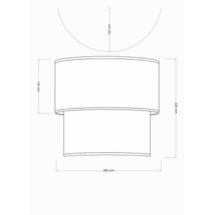 Brilagi - LED-vägglampa BOHO ECO 1xE27/10W/230V beige