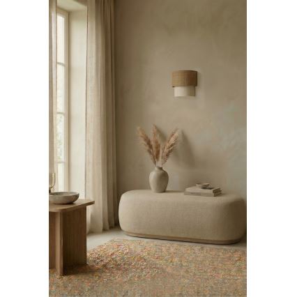 Brilagi - LED-vägglampa BOHO ECO 1xE27/10W/230V beige/krämfärgad