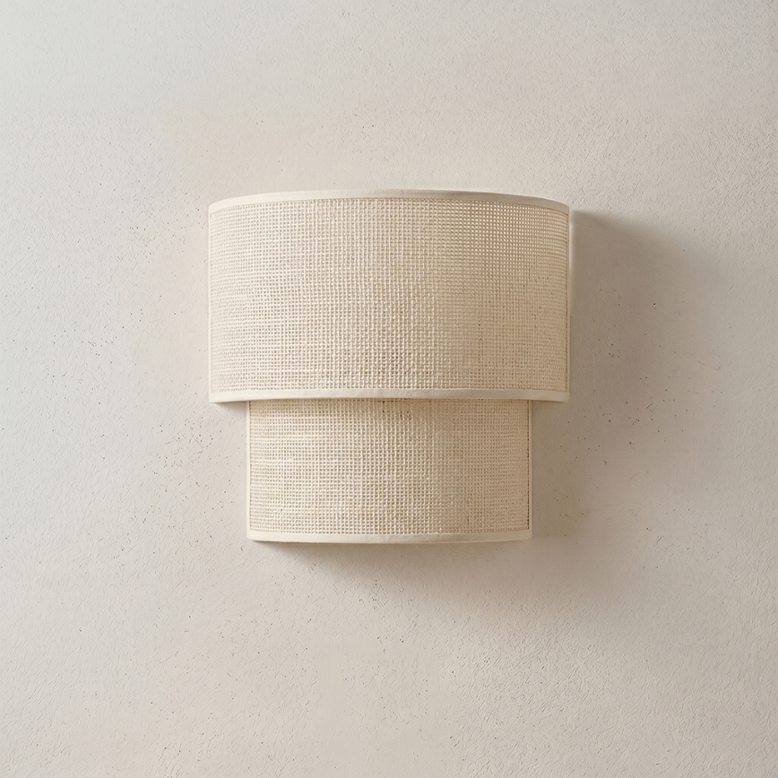 BRILAGI - LED-vägglampa BOHO ECO 1xE27/10W/230V krämfärgad