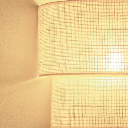 BRILAGI - LED-vägglampa BOHO ECO 1xE27/10W/230V krämfärgad