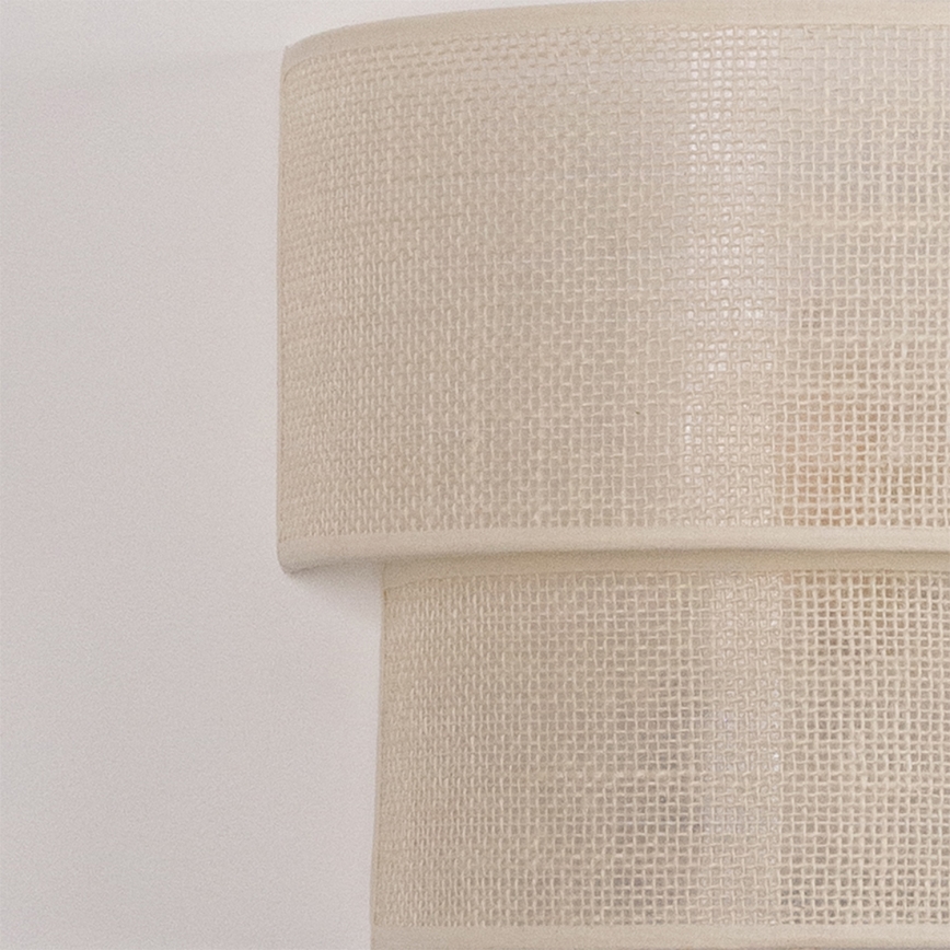 BRILAGI - LED-vägglampa BOHO ECO 1xE27/10W/230V krämfärgad