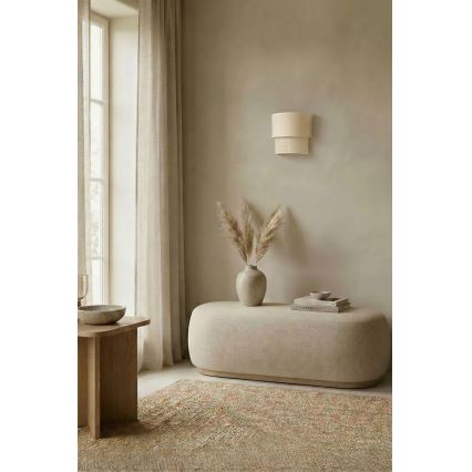 BRILAGI - LED-vägglampa BOHO ECO 1xE27/10W/230V krämfärgad