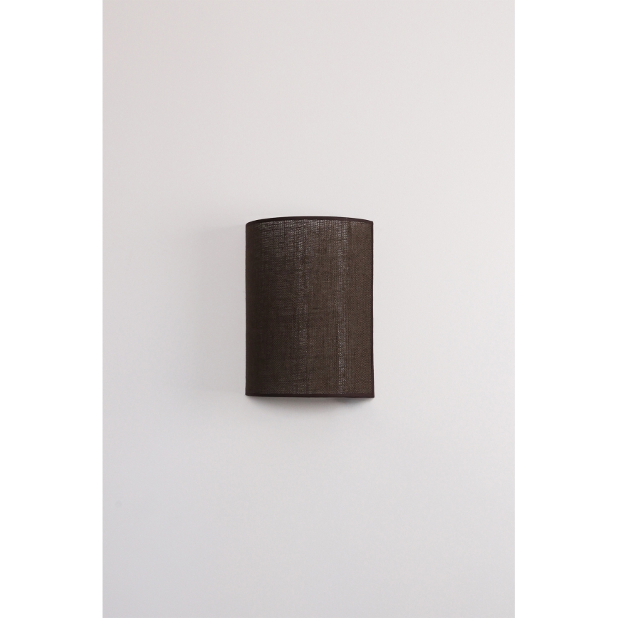 Brilagi - LED vägglampa BOHO-stil 1xE27/15W/230V brun