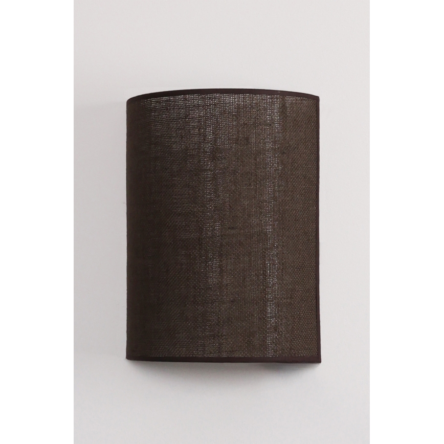 Brilagi - LED vägglampa BOHO-stil 1xE27/15W/230V brun