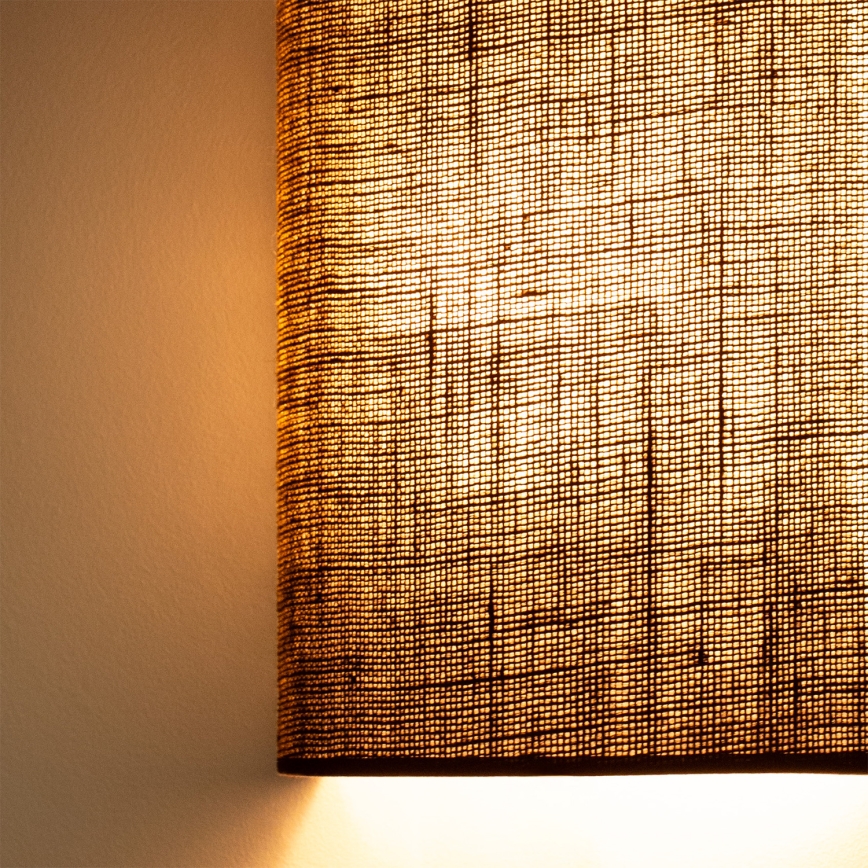 Brilagi - LED vägglampa BOHO-stil 1xE27/15W/230V brun