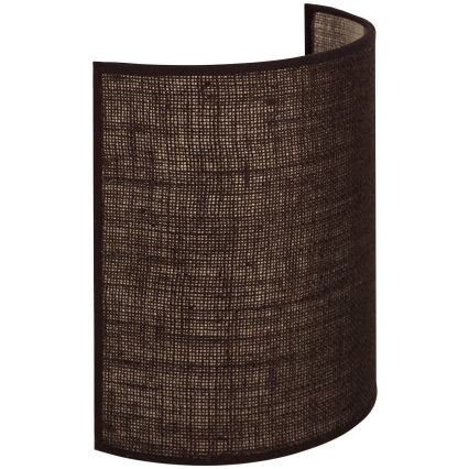 Brilagi - LED vägglampa BOHO-stil 1xE27/15W/230V brun