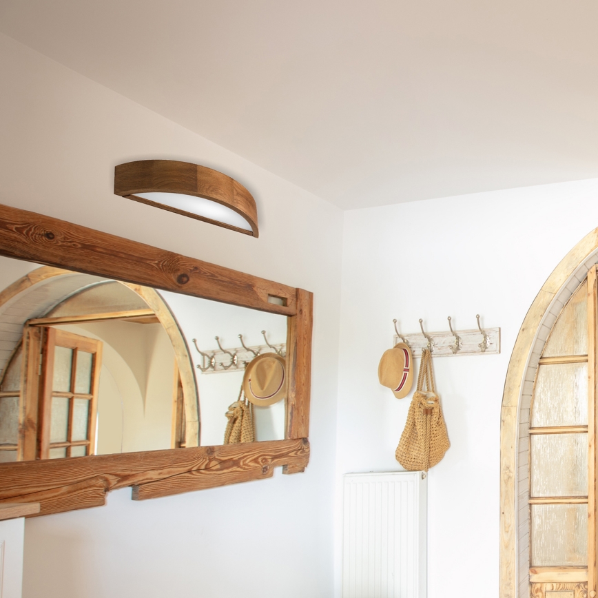 Brilagi - LED Vägglampa CARVALHO 1xE27/60W/230V ek körsbär