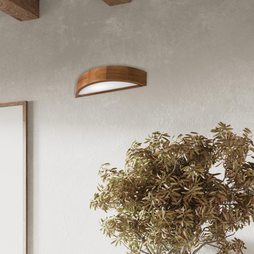 Brilagi - LED Vägglampa CARVALHO 1xE27/60W/230V ek körsbär