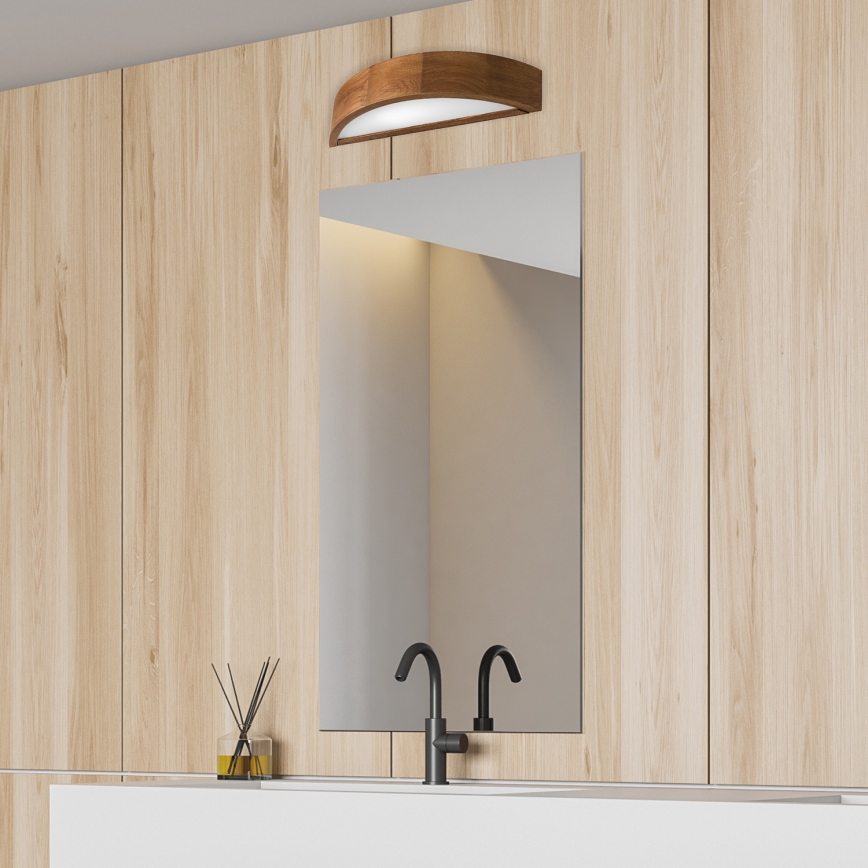 Brilagi - LED Vägglampa CARVALHO 1xE27/60W/230V ek körsbär