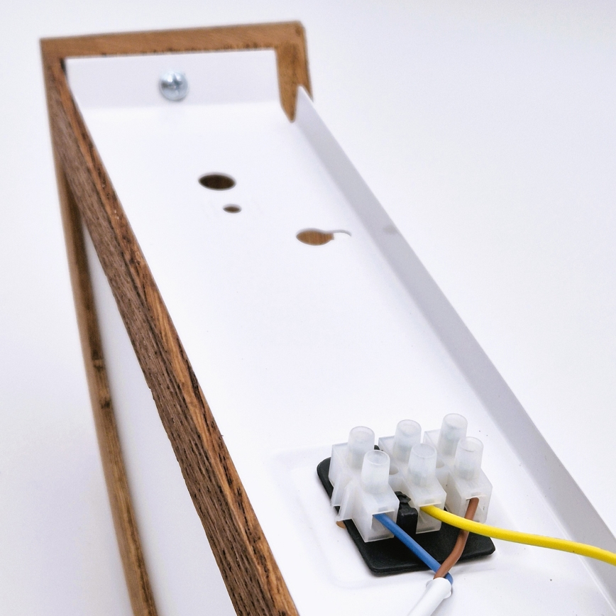 Brilagi - LED Vägglampa CARVALHO 1xE27/60W/230V ek körsbär