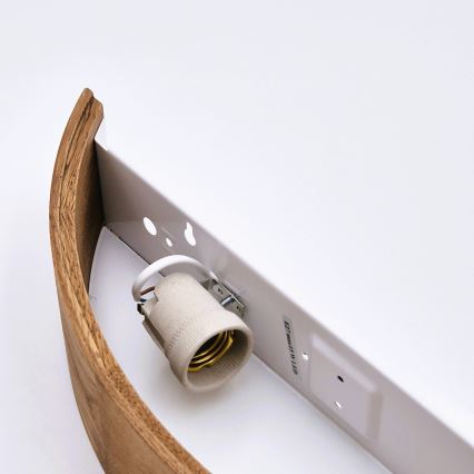 Brilagi - LED Vägglampa CARVALHO 1xE27/60W/230V ek körsbär