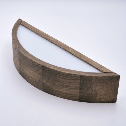 Brilagi - LED Vägglampa CARVALHO 1xE27/60W/230V ek valnöt