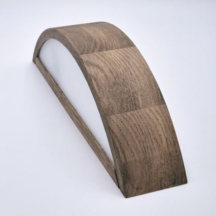 Brilagi - LED Vägglampa CARVALHO 1xE27/60W/230V ek valnöt