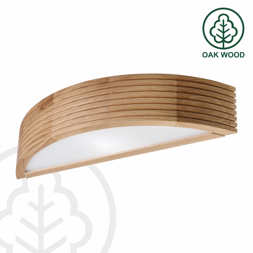 Brilagi - LED vägglampa CARVALHO MODERN 1xE27/60W/230V ek