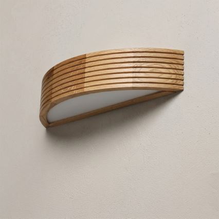 Brilagi - LED vägglampa CARVALHO MODERN 1xE27/60W/230V ek