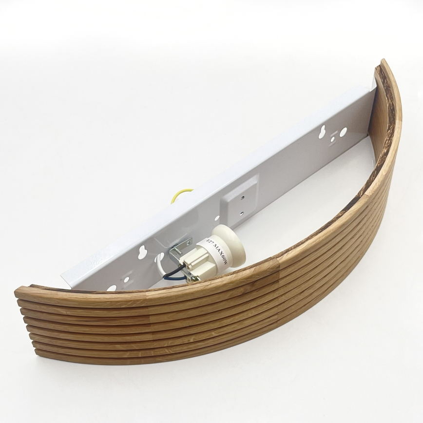 Brilagi - LED vägglampa CARVALHO MODERN 1xE27/60W/230V ek