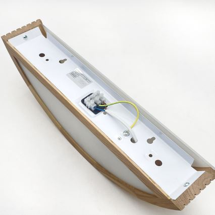 Brilagi - LED vägglampa CARVALHO MODERN 1xE27/60W/230V ek