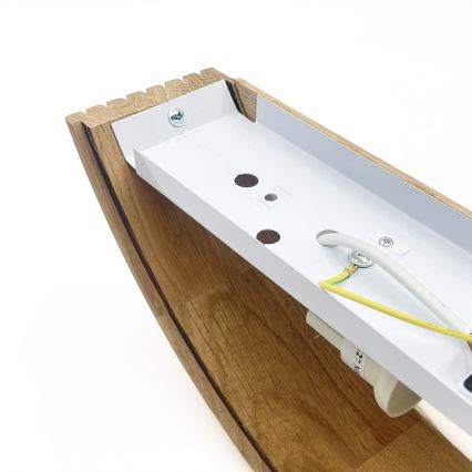 Brilagi - LED vägglampa CARVALHO MODERN 1xE27/60W/230V ek