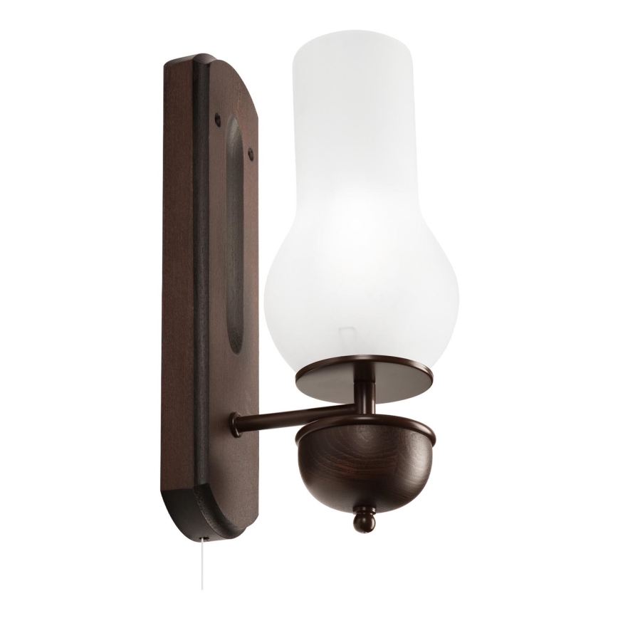 Brilagi - LED Vägglampa COTTAGE 1xE14/40W/230V bok/vit