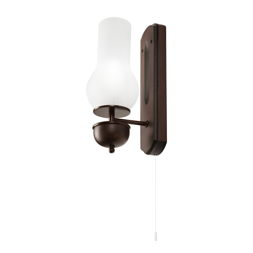 Brilagi - LED Vägglampa COTTAGE 1xE14/40W/230V bok/vit