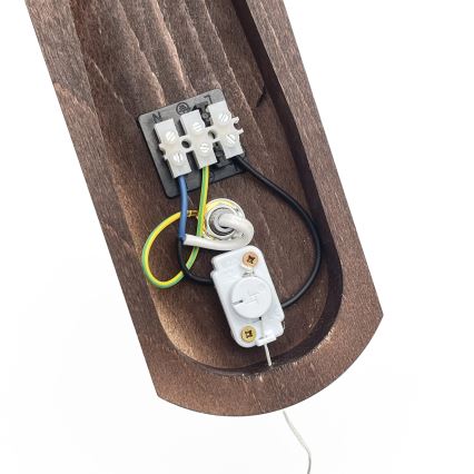 Brilagi - LED Vägglampa COTTAGE 1xE14/40W/230V bok/vit