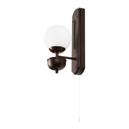 Brilagi - LED Vägglampa COTTAGE 1xG9/40W/230V bok/vit