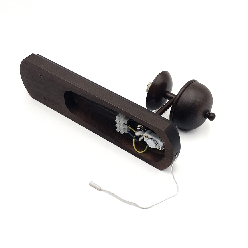 Brilagi - LED Vägglampa COTTAGE 1xG9/40W/230V bok/vit