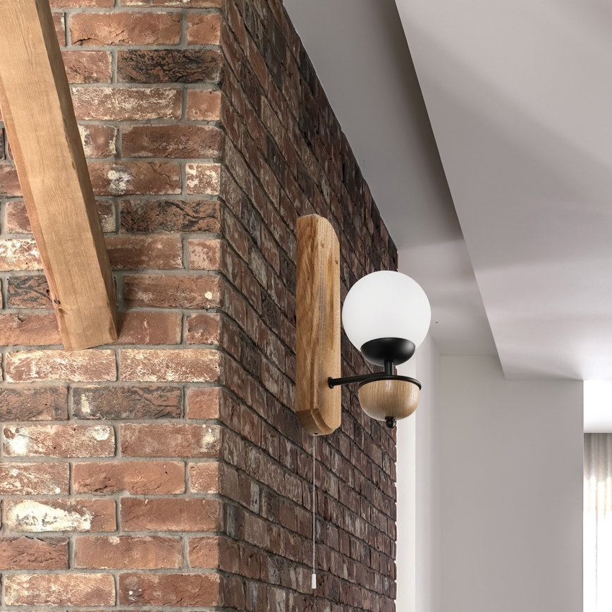 Brilagi - LED Vägglampa COTTAGE 1xG9/40W/230V ek/vit